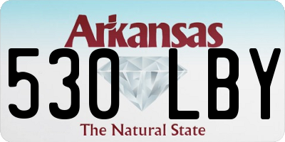 AR license plate 530LBY