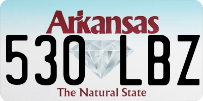 AR license plate 530LBZ
