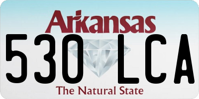 AR license plate 530LCA