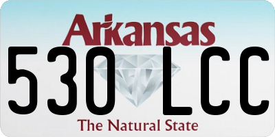 AR license plate 530LCC