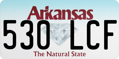 AR license plate 530LCF