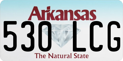 AR license plate 530LCG