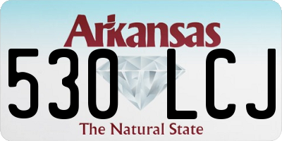 AR license plate 530LCJ