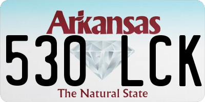 AR license plate 530LCK