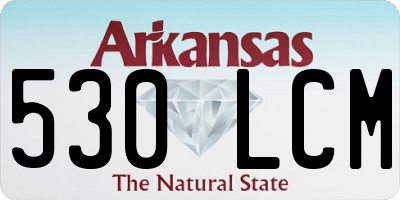 AR license plate 530LCM