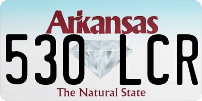 AR license plate 530LCR