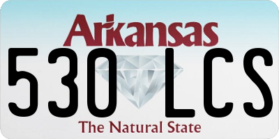 AR license plate 530LCS