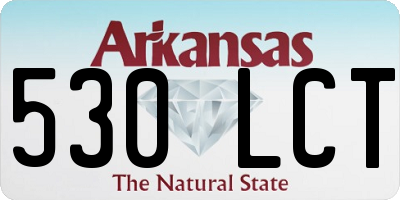 AR license plate 530LCT