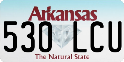 AR license plate 530LCU
