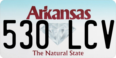 AR license plate 530LCV
