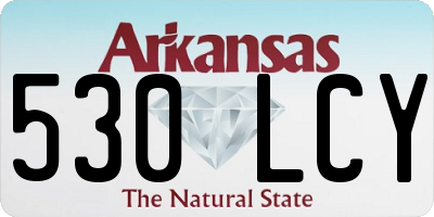 AR license plate 530LCY