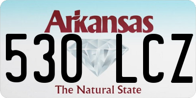 AR license plate 530LCZ