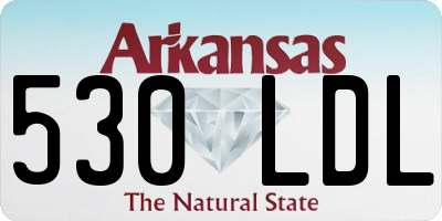 AR license plate 530LDL