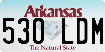 AR license plate 530LDM