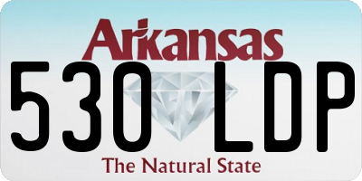AR license plate 530LDP
