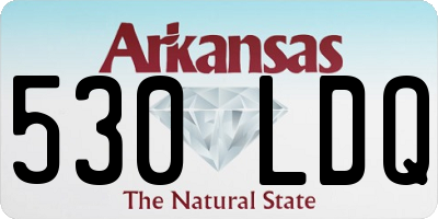 AR license plate 530LDQ