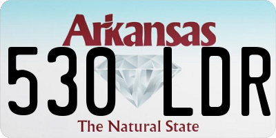 AR license plate 530LDR