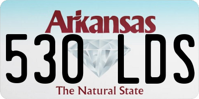 AR license plate 530LDS