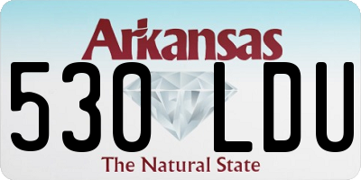 AR license plate 530LDU