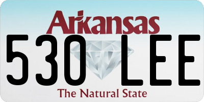 AR license plate 530LEE
