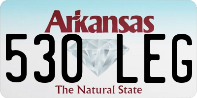 AR license plate 530LEG