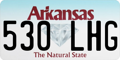 AR license plate 530LHG