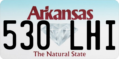 AR license plate 530LHI
