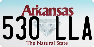 AR license plate 530LLA