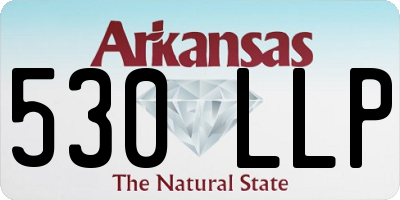 AR license plate 530LLP