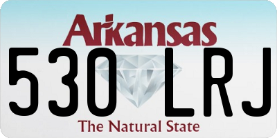 AR license plate 530LRJ