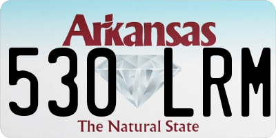 AR license plate 530LRM
