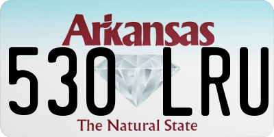 AR license plate 530LRU