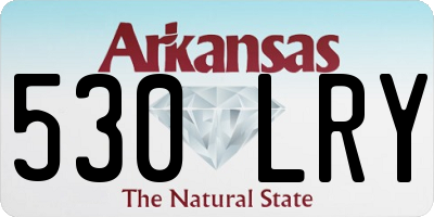 AR license plate 530LRY
