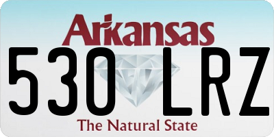 AR license plate 530LRZ