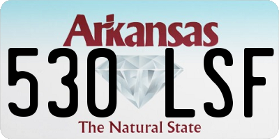 AR license plate 530LSF