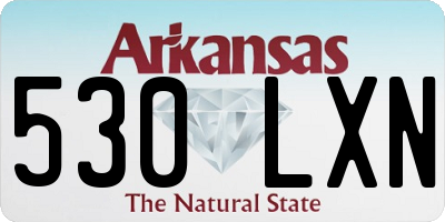 AR license plate 530LXN