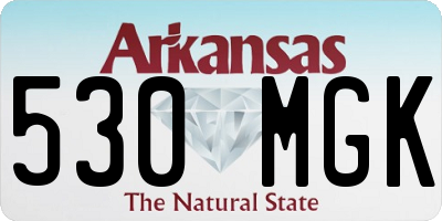 AR license plate 530MGK