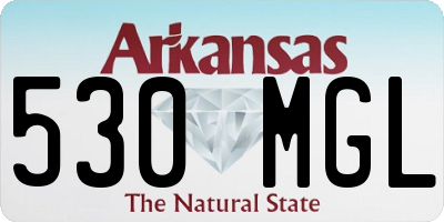 AR license plate 530MGL