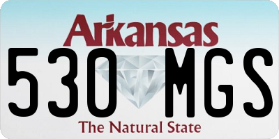 AR license plate 530MGS