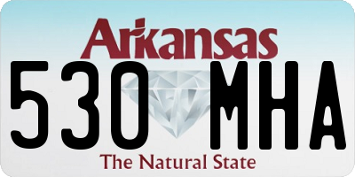 AR license plate 530MHA