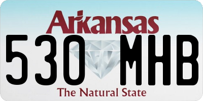 AR license plate 530MHB