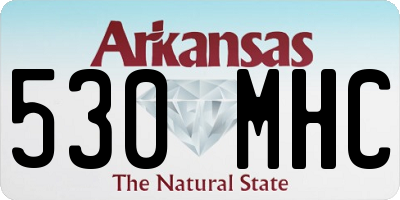 AR license plate 530MHC