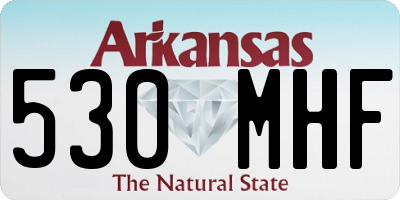 AR license plate 530MHF