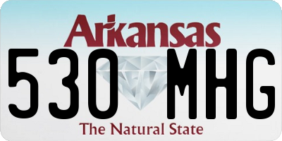 AR license plate 530MHG