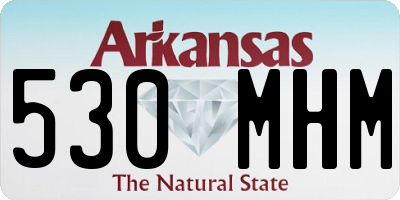 AR license plate 530MHM