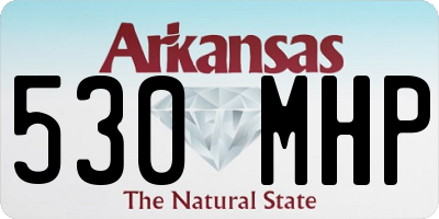 AR license plate 530MHP