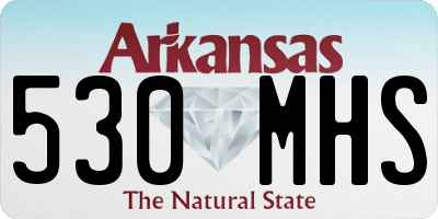 AR license plate 530MHS