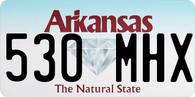 AR license plate 530MHX