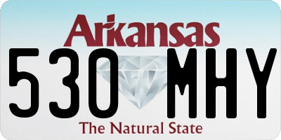 AR license plate 530MHY