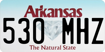 AR license plate 530MHZ